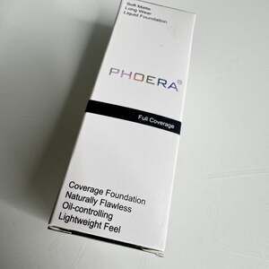 PHOERA Full Coverage Liquid Matte Foundation, 30ml
